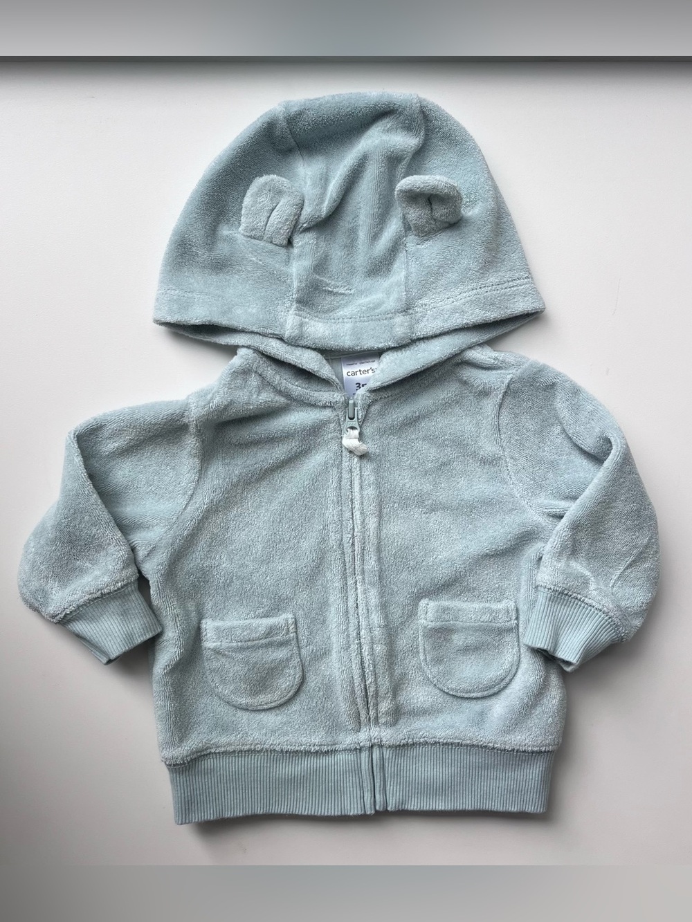 3/$10 CARTERS Baby boy hoodie 3m